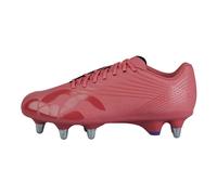 Canterbury Adult Unisex Stampede Pro Team Soft Ground Rugby Boots Soft Ground Rugby Boots, Mars Dust/Org Crush/Amber Ylw, 14