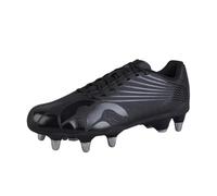 Canterbury Mens Stampede Groundbreak Team Soft Ground Rugby Black/Silver 10 UK