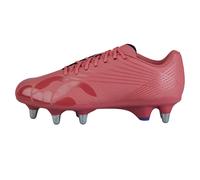 Canterbury Unisex Adult Stampede Groundbreak Team Soft Ground Rugby Boots (Mars Dust/Orange Crush/Amber Yellow) - Red - Size UK 9