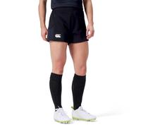 Canterbury Women's Advantage Rugby Shorts 2.0 | Elasticated Waist | CCC Logo Gym Shorts, Black, 12