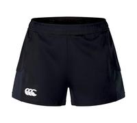 Canterbury Women's Advantage Rugby Shorts 2.0 | Elasticated Waist | CCC Logo Gym Shorts, Navy, 18