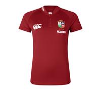 Canterbury Womens British And Irish Lions Polo Shirt Top 2025 Short Sleeve