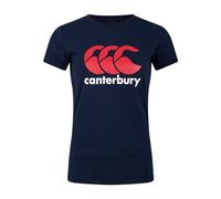 Canterbury Women's CCC Logo T-Shirt | Comfortable Regular Fit | Cotton Blend Non-Technical T-Shirt (Pack of 1)