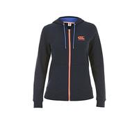 Canterbury Women's CCC Princess Seam Zip through Hoody - Navy, Size 8