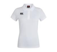 Canterbury Women's Club Dry Polo Shirt in White | Size: 8 Canterbury White 8