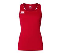 Canterbury Women's Club Dry Racerback Tank Top in Red | Size: 6 Canterbury Red 6