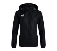 Canterbury Women's Club Vaposhield Full Zip Waterproof Jacket in Black | Size: 16 Canterbury Black 16