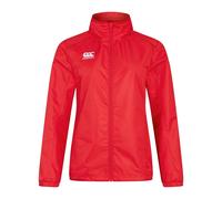 Canterbury Women's Club Vaposhield Full Zip Waterproof Jacket in Red | Size: 12 Canterbury Red 12