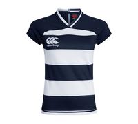 Canterbury Women's Evader Hooped Vapodri Jersey in Navy | Size: 10 Canterbury Navy 10
