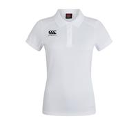 Canterbury Womens/Ladies Club Dry Polo Shirt (White) - Size 6 UK
