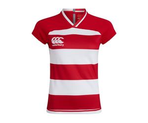 Canterbury Womens/Ladies Evader Hooped Vapodri Jersey PT295