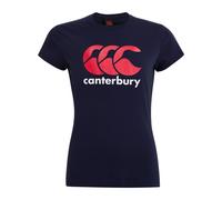 Canterbury Womens/Ladies Logo T-Shirt (Navy) - Size 18 UK