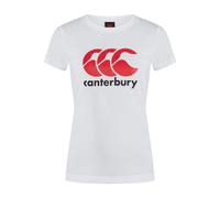 Canterbury Women's Logo T-Shirt in White | Size: 16 Canterbury White 16