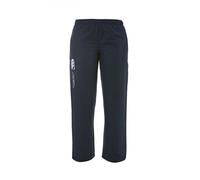 Canterbury Women's Open Hem Stadium Pants | Tracksuit/Lounge Pants | Jogging Bottoms | Durable | Full-Leg Size Zip Track Pants, Navy, 12