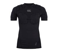 Canterbury Women's Pro Protection Rugby Vest | Protect Chest & Shoulders | Breathable | Lightweight and Flexible Protective Vest, Black, 12