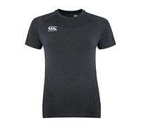 Canterbury Women's Seamless Tee T-Shirt, Blackened Marl, 16