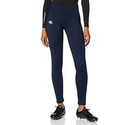 Canterbury Women's VapoDri Full Length Tights | High Waisted Leggings | Moisture Wicking | Internal Pocket Full Length Leggings, Navy, 16