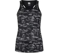 Canterbury Women's Vapodri Printed Racerback Vest, Frost Grey, 18