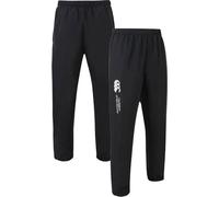 Canterbury Youth Club Open Hem Stadium Track Pants {C-712606} - Black - Age 8/10