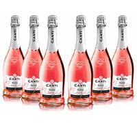 Canti - Cuvèe, Rose Sparkling Extra Dry 11% Wine, Italian Glera and Pinot Noir Grape Varieties from Veneto, Fresh and Fruity Taste, 6x750 ml