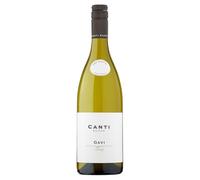 Canti - Gavi D.O.C.G. Italian White Dry Wine 12.5%, Cortese Grapes From Piemonte, Floral and Citrusy Flavor with a Fresh, Mineral Taste, 1x750 ml (Pack of 6)