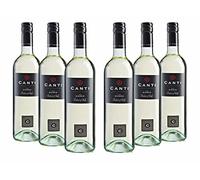 Canti - Italian White Dry Wine, Blend of Selected Grapes, Fruity Taste and Fresh Tropical Fruits Notes, 6x750 ml