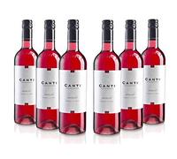 Canti - Merlot Italian Rosè Dry Wine, Smooth Flavor with a Strong Fruity Taste, 6x750 ml (Pack of 6)