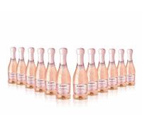 Canti - Prosecco D.O.C. Millesimato, Rose Sparkling Extra Dry, Wine Baby, Italian Glera and Pinot Noir Grape Varieties from Veneto, Fresh and Sweet Taste, 12 x 200 ml