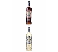 Canti - Superior Red Vermouth from Turin 18%, Citrusy Aperitif, 1x1L + Canti - Superior White Vermouth from Turin 17%, Citrusy Aperitif, 1x1L