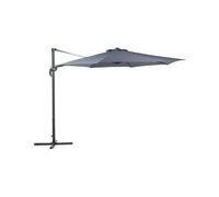 Cantilever Garden Parasol 3 m Dark Grey SAVONA