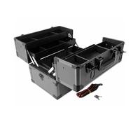 Cantilever Hobby Toolbox Lockable Carry Strap 3 Tier Adjustable Tray Sections
