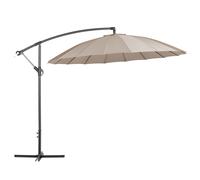 Beliani Cantilever Parasol 268cm Calabria Sand Beige