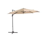 Beliani Cantilever Parasol 294 Cm Savona Beige