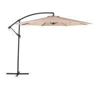 Beliani Cantilever Parasol 300cm Ravenna Sand Beige