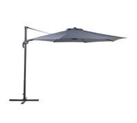 Cantilever Parasol 300 cm SAVONA Dark Grey Grey