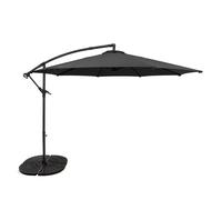 Jardi Cantilever Parasol 3m With Full Fan Base - Grey