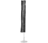 Cantilever Parasol Cover Black - Outdoor Umbrella Accessories by Uniprodo Black