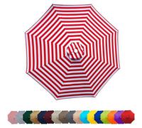 Cantilever Parasol Replacement Cover 3.5M Sunshade Cloth for Patio Umbrella Fits 23.5M Frames Wine Red Garden Canopy Durable Outdoor Cover for Yard & Beach