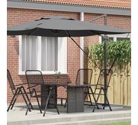 Cantilever Roma Parasol Anthracite 286x285x265 cm Aluminium Berkfield Home Multi One Size