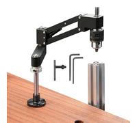 Cantilever Tapping Tool - Compact 30x20x3cm Support Arm, Metal Alloy Structure, Adjustable Manual Threading Machine with Stable Base Control | Tapping System for Machinists Repair Engineering Areas