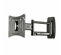 Ultraslim 2 Arms Full Motion TV LCD Wall Bracket Mount 19" to 37" 30kg Black