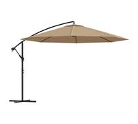 Cantilever Umbrella with Aluminium Pole Patio Parasol Canopy Shade vidaXL
