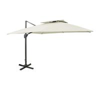 Cantilever Umbrella with Double Top Garden Sunshade Outdoor Parasol vidaXL
