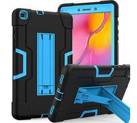 Cantis Case for 8.0 inch Samsung Galaxy Tab A 2019 (SM-T290/T295), Slim Heavy Duty Shockproof Rugged Protective Case with Kickstand for 8.0 Galaxy Tab A Cover 2019 Without S Pen for Kids (Black+Blue)