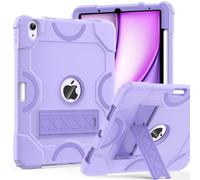 Cantis Case for iPad Air 11-inch (M3) 2025/ (M2) 2024, iPad Air 5th/4th Generation (2022/2020) 10.9 Inch, Heavy Duty Shockproof Rugged Protective for i Pad Air 11'', Purple+Purple