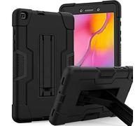 Cantis Case for Samsung Galaxy Tab A 8.0 Inch 2019 (SM-T290/T295), Slim Heavy Duty Shockproof Rugged Protective Case with Kickstand for Galaxy Tab A 8.0 Cover 2019 Without S Pen for Kids (Black)