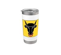 Canton of URI Flag Bull Symbol Stainless Steel Insulated Tumbler