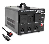 Cantonape 3000 Watt 110v Transformers, 220V - 110V Voltage Transformer, Step Up and Step Down, UK to US US to UK Transformator VT-3000W