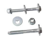 cantondz 2 Sets Lower Rear Suspension Toe Alignment Eccentric Bolt Nut Kit Compatible with VW Golf Passat Jetta & Audi A1 A3 TT TTRS 2005-2021 1K0505333A Long Style