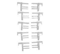 cantondz SP042019Z Seitz Dometic Flyscreen End Clips Touring Caravan Window Blind LH + RH Motorhome Repair Kit 5 Pairs Blinds Clips Accessories Blind Catches